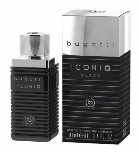  Туалетная вода  BUGATTI ICONIQ BLACK древесно- цитрусовый аромат