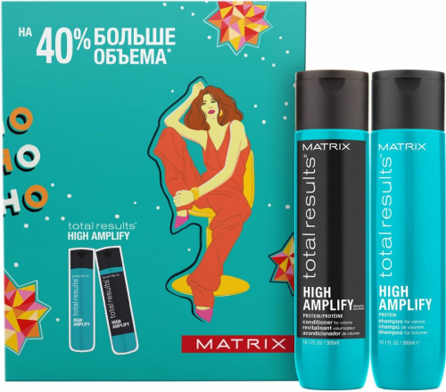 Matrix Total Results High Amplify Набор подарочный для объема волос Шампунь, 300 мл + Кондиционер, 300 мл купить в Москве Matrix Total Results High Amplify Набор подарочный для объема волос Шампунь, 300 мл + Кондиционер, 300 мл от интернет-магазина aromaniya.ru