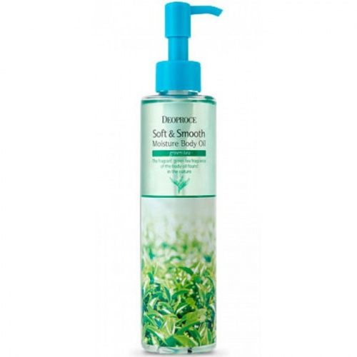 Deoproce Смягчающее масло с зелёным чаем для тела - Soft &amp; smooth body oil green tea, 200мл от интернет-магазина aromaniya.ru